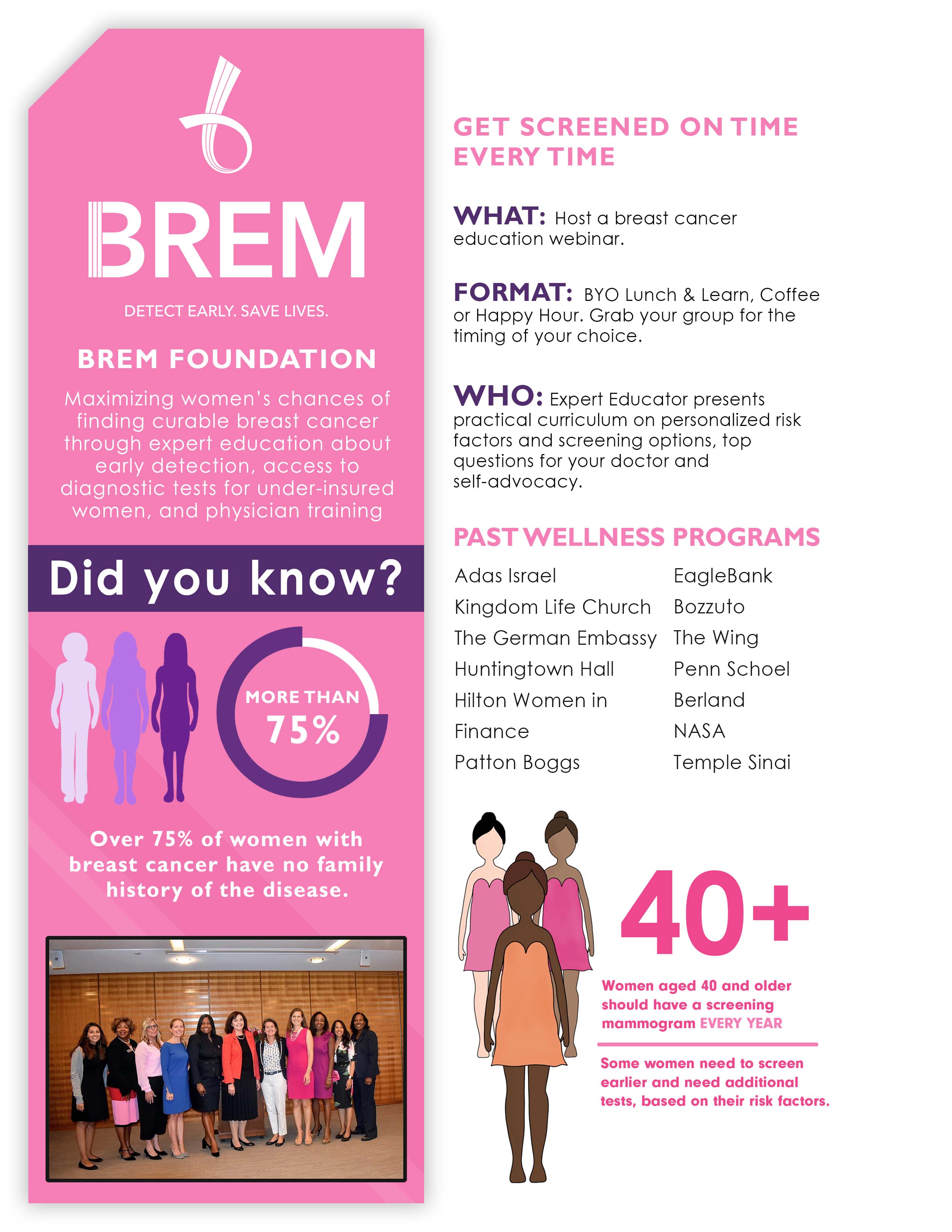 Breast Cancer Detection Flyer